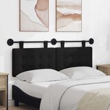  Držeće uzglavlje Zidne Crna 150 x 55 x 5 cm tkanina - Crna 140 cm bez LED | shoptok.hr
