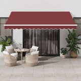 Tenda na automatsko uvlačenje bordo 400 x 350 cm | shoptok.hr