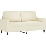  The Living Store Kavč dvosed krem 140 cm žamet - Dvosed, (21494903) | Shoptok.si