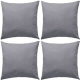 vidaXL Zunanje blazine 4 kosi 45x45 cm sive Cene
