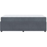  Krevetna konstrukcija Tamno siva 100 x 200 cm tkanina | shoptok.hr