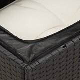  12-dijelni set vrtnih sofa od poliratana s jastucima crni | shoptok.hr