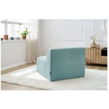 Bobochic Paris Svijetlo plava modularna sjedeća garnitura od samta (srednji modul ) Megeve – | shoptok.hr