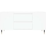 VidaXL Stolić za kavu bijeli 102 x 44 5 x 50 cm od konstruiranog drva Slike