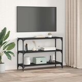 vidaXL Ormarić za knjige Crni hrast 100 x 33 x 71 cm Konstruirano drvo | shoptok.hr