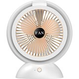 Venisymlis Majhen Namizni Ventilator Za Ponovno Polnjenje Na Baterije Z Led Nočno Lučko Za Potovanja V Domači Pisarni, (22070304) Cene