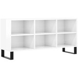 Maison Chic TV omarica - TV stojalo - Televizijska omarica visok sijaj bela 103,5x30x50 cm inženirski les, (21699709) Cene