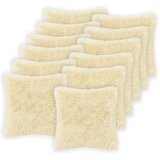  Presvlaka za jastuk 12 pcs HEERLEN Krem 50 x 50 cm PV flis | shoptok.hr