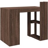  Uredski stol boja smeđeg hrasta 103,5x56,5x94 cm drveni | Eponuda.com