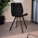 MID.YOU Set Stolov Barona, Črna, 4 Kos | Shoptok.si