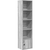 Maison Chic Knjižna omara - Knjižni regal siva sonoma 31x24x127 cm inženirski les, (21725493) Cene
