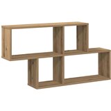  Zidna polica Artisan hrast 100x18x53 cm izrađeno drvo | Eponuda.com
