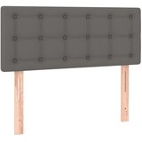  box spring s madracem LED sivi 90x200 cm od umjetne kože | shoptok.hr