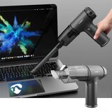 Nedis VCHHR100BK - punjivi ručni usisivač 2 u 1 90W/6000 mah siva/crna | Eponuda.com