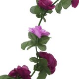  Božićni cvjetni vijenci 6 kom svjetloljubičasti 250 cm | shoptok.hr