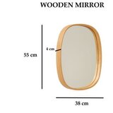 Hanah home Mirror Cloudy 38, Hrast | Eponuda.ba
