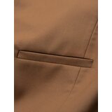 Ombre Men's suit vest without lapels - caramel | Shoptok.si