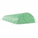  Staklenik s čeličnim okvirom zeleni 80 m² 16 x 5 x 2,3 m | shoptok.hr