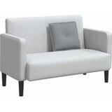 Jastuk za leđa Svijetlo siva 50 x 19 x 45 cm tkanina | shoptok.hr