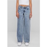 Urban Classics Women's jeans with a wide waist light blue denim | shoptok.hr