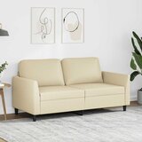  Dvosjed od tkanine krem 140 cm od umjetne kože | shoptok.hr