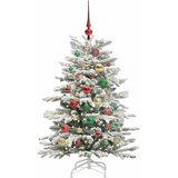 Umjetno božićno drvce s nogom Bijelo 120 cm PE i PVC | shoptok.hr
