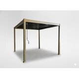  Bioklimatska pergola Arta (LED, lesni videz, 3 x 3 m) Cene