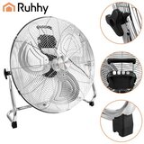Ruhhy Podni Ventilator 50 cm 130W Metalni – Industrijski Ventilator s 3 Brzine | shoptok.hr