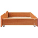  Ladice ispod kreveta 2 kom voštano smeđe 95x55x17cm od borovine | shoptok.hr