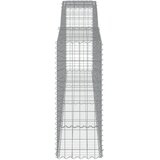  Lučne gabionske košare 15kom 400x50x120/140cm pocinčano željezo | shoptok.hr