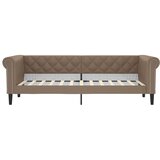 Dnevni krevet na razvlačenje cappuccino 90x200 cm umjetna koža | shoptok.hr