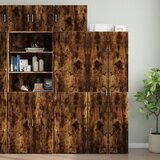 vidaXL Ozka omara za shranjevanje dim. hrast 50x42,5x225 cm inž. les, (21415422) | Shoptok.si