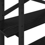  Polica Crni hrast 100 x 33,5 x 140 cm Konstruirano drvo | shoptok.hr
