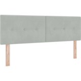 vidaXL Krevet sa opružnom podlogom i madracem svjetlosiva 160x200 cm baršun | shoptok.hr