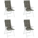 vidaXL Blazina za stol 4 kosi melanž temno siva 120x50x4 cm blago Cene