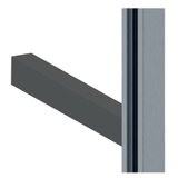  Stili horizontalni zidni konektor L-220mm Crna 09 ( 563-817 ) Cene