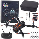  Dron na daljinsko upravljanje LU800, kamera, LED svjetla - crno/narančasta | shoptok.hr