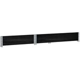 vidaXL Vrtni sadilica crna 120 x 80 cm od masivne borovine | shoptok.hr