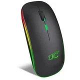 brrezžična polnilna bluetooth 5.2 / usb 2,4GHz miška z rgb led osvetlitvijo