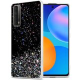 Cadorabo Ohišje, združljivo z Huawei P SMART 2021 in črna z bleščicami - Zaščitni ovitek iz prožnega silikona TPU s svetlečimi bleščicami, (20860309) | Shoptok.si
