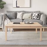 vidaXL Klubska mizica 100x100x40 cm trdna borovina | Shoptok.si