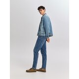 Reserved Slim traperice isprana izgleda - plavo Cijene