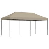 Šator za svadbe - šator za zabave Sivo-smeđa 292 x 580 x 315 cm Oxford tkanina - Sivo-smeđa Bez bočnog zida Da | shoptok.hr