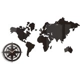  Zidni satovi world map wenge wenge (moderni zidni sat) Cene