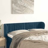  Uzglavlje s ušima tamnoplavo 147x23x78/88 cm baršunasto | shoptok.hr
