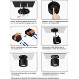 MEGA LUMEN LED nadgradni stropni spot - 8×5 cm | Shoptok.si