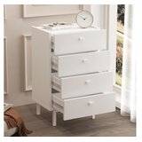 Hanah home komoda s ladicama, bijela Slike