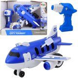 Avion na daljinsko upravljanje i sastavljanje - plavi | Shoptok.si