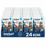 BESTPET Vlažna hrana za mačke, Tuna i Inćuni, 85g, 24 komada Cene