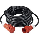 As-schwabe Električni podaljševalni kabel [ CEE-vtič - CEE-sklopka] 32 A črn 25 m 61028, (20439253) Cene
